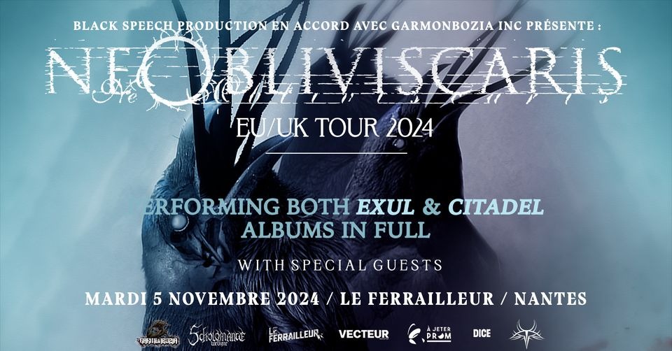 Ne Obliviscaris Exul & Citadel Set + Guests - Nantes