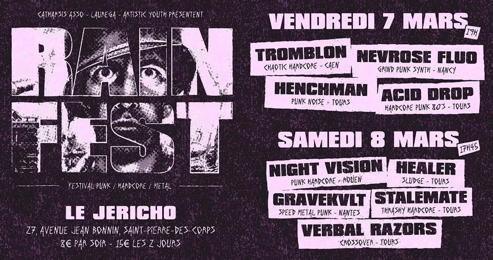 RAIN FEST / Le Jéricho / Tours (37)