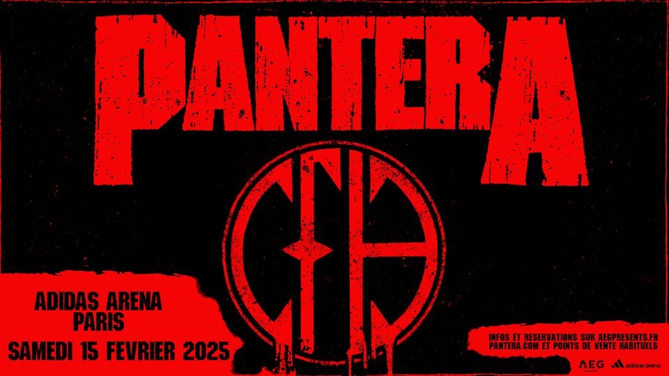 Pantera • adidas arena, Paris • 15 février 2025