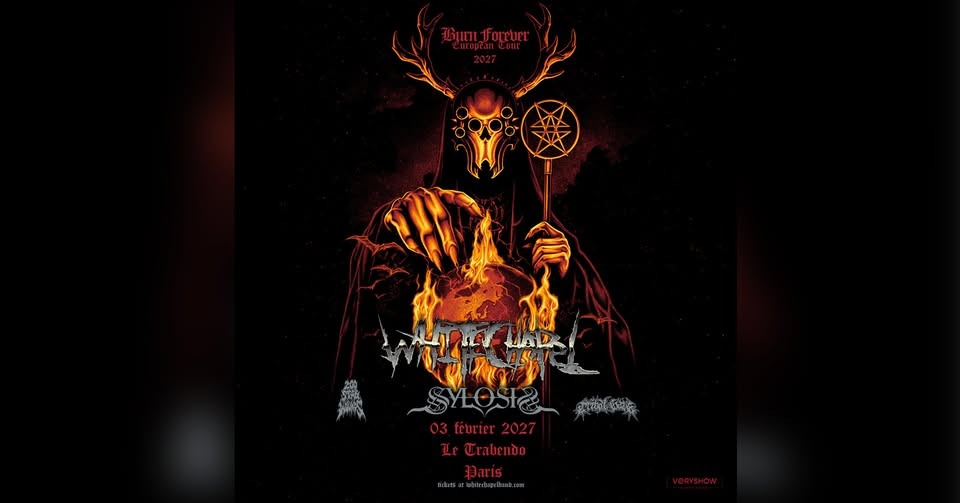 WHITECHAPEL + SYLOSIS + 200 STAB WOUNDS + TRIBAL GAZE • Le Trabendo • Paris