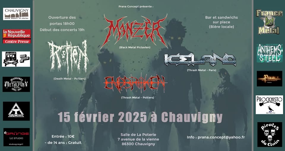 ENDBROKEN / ROTTEN / ICELAND / MANZER