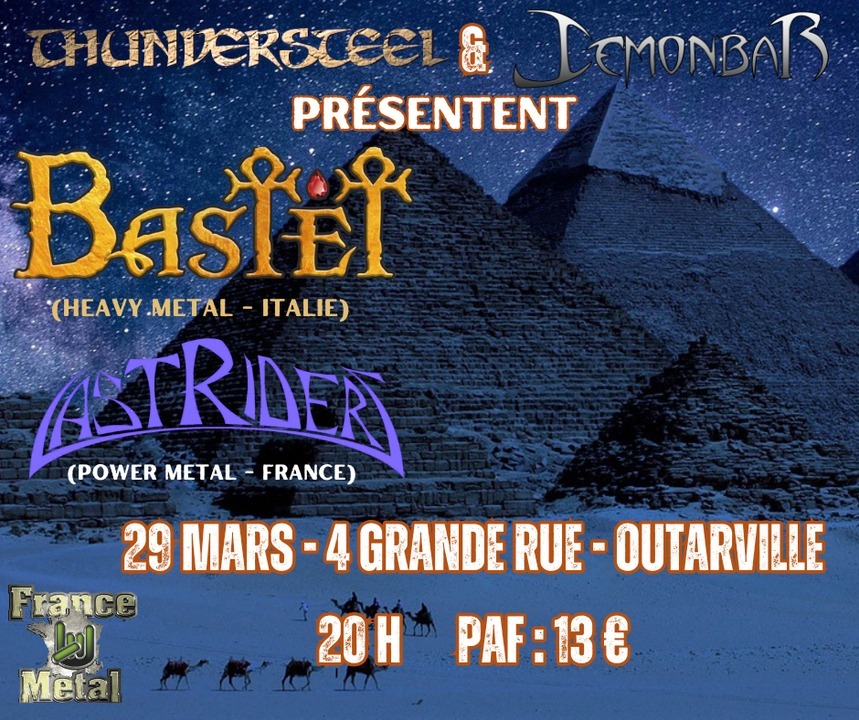 Association Thundersteel : Soirée BASTET et LAST RIDERS