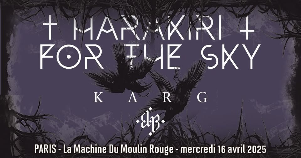 Harakiri For The Sky, Karg, E-L-R // Paris