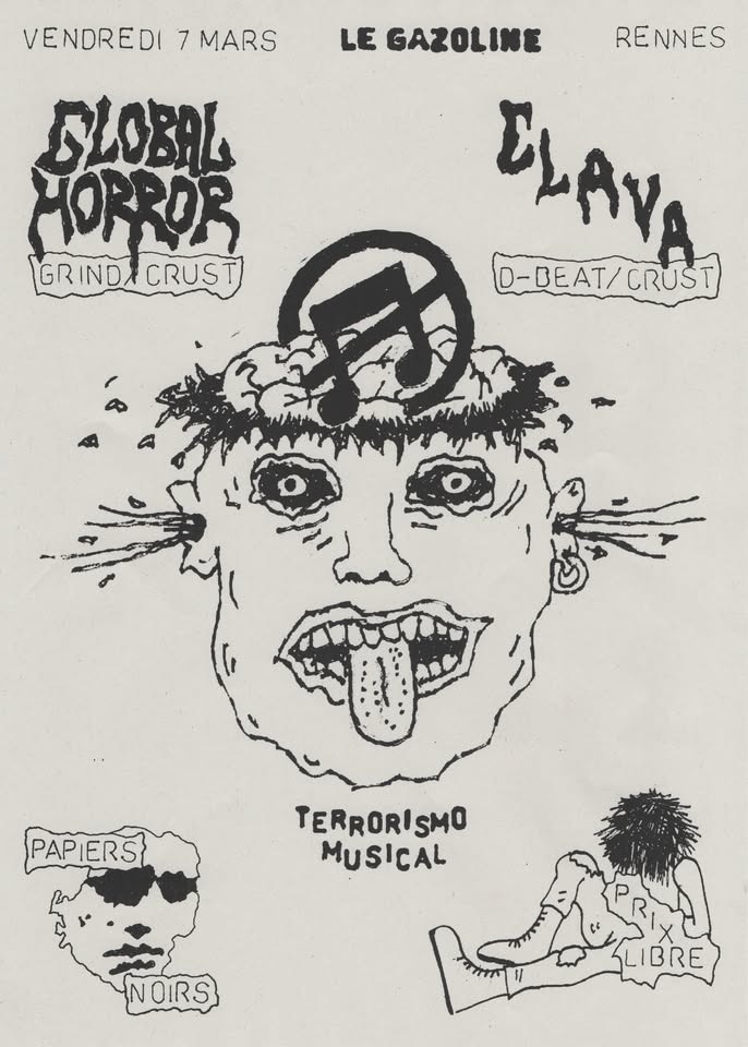 GLOBAL HORROR + CLAVA @ Gazoline