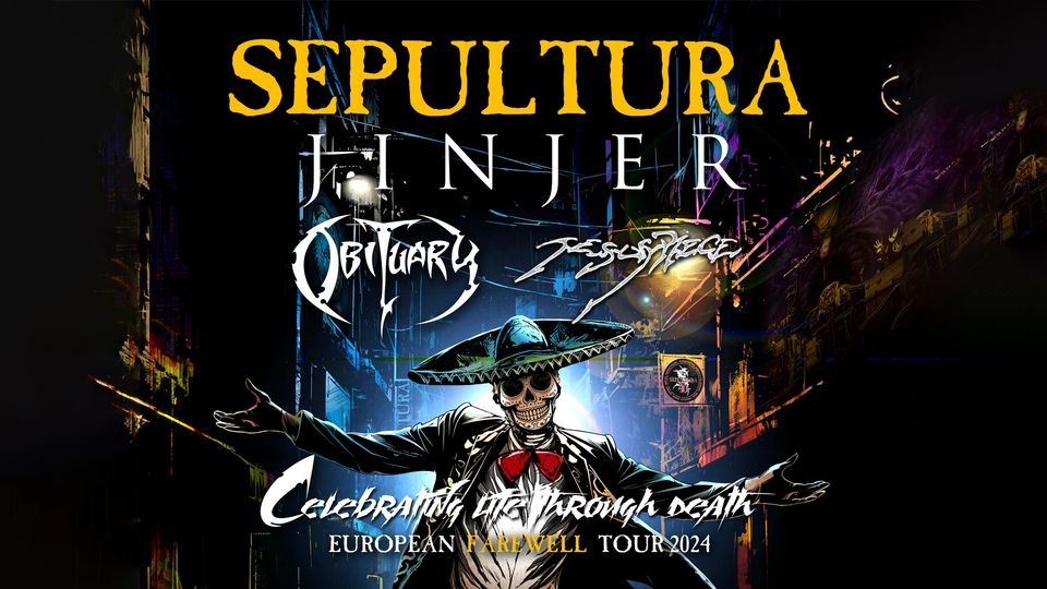 SEPULTURA + Jinjer + Obituary + Jesus Piece • Zénith • Paris