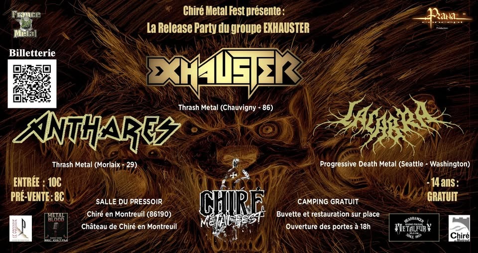 ANTHARES / LACABRA / EXHAUSTER (Release Party)