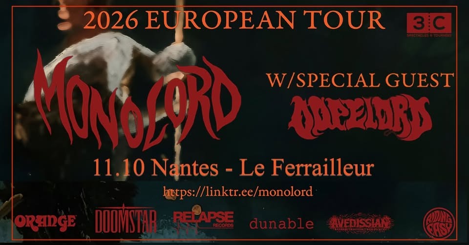 MONOLORD + DOPELORD.LE FERRAILLEUR.11 OCTOBRE 2026