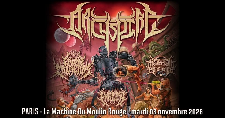 Archspire, Crown Magnetar, The Zenith Passage, Analepsy // Paris