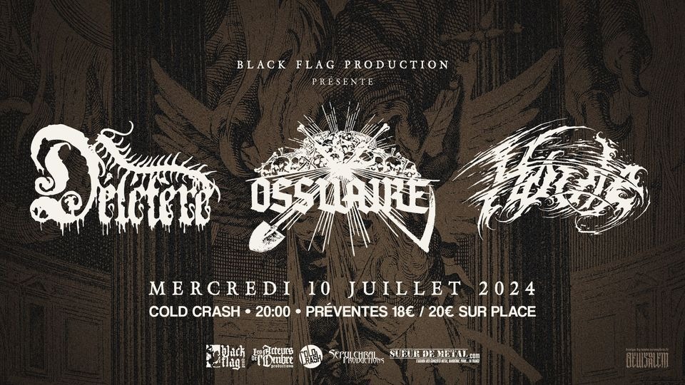 Délétère + Ossuaire + Houle // Nantes - Cold Crash (Rezé)
